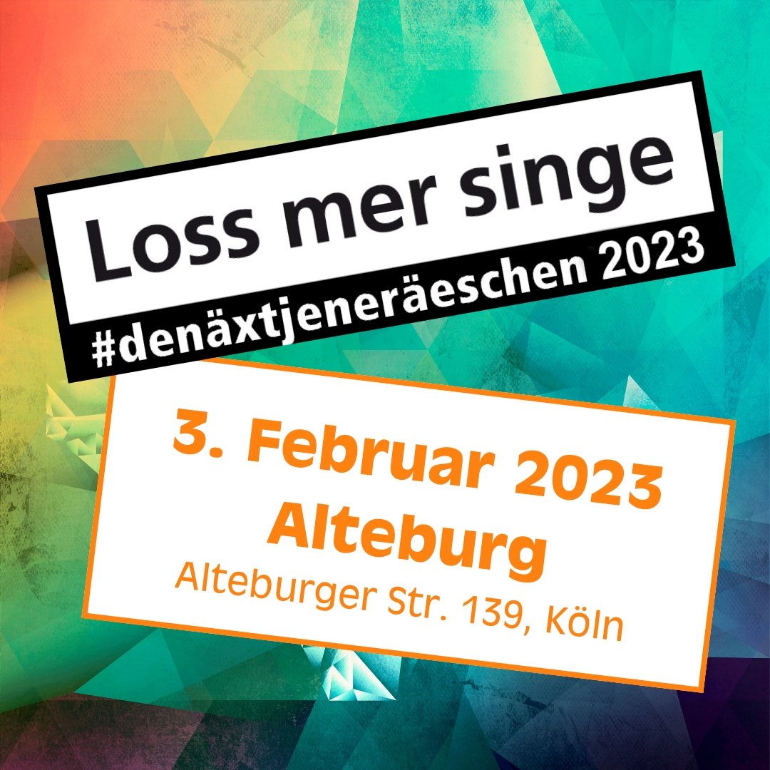 Loss mer Singe 2023 (c) JUPF